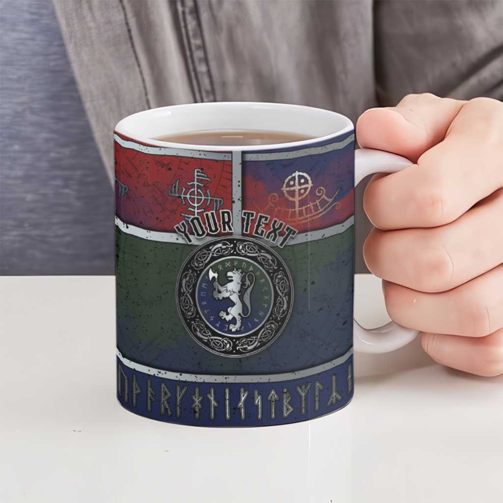 Personalized Norwegian Empire Ceramic Mug Ancient Viking Patterns - Wonder Print Shop