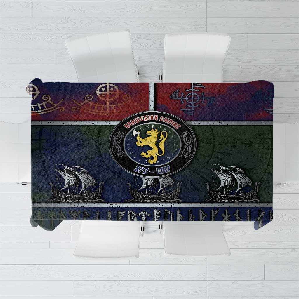Norwegian Empire Tablecloth Ancient Viking Patterns - Wonder Print Shop