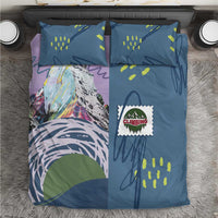 Climbing Bedding Set Mountain Art Retro Style