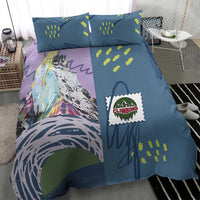 Climbing Bedding Set Mountain Art Retro Style