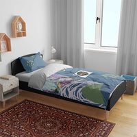 Climbing Bedding Set Mountain Art Retro Style