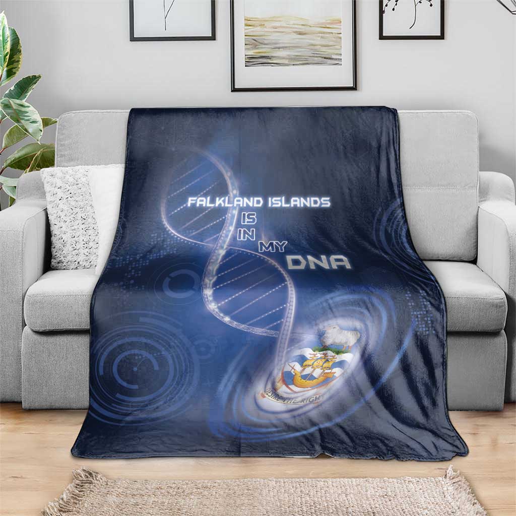 Falkland Islands Is In My DNA Blanket - Wonder Print Shop