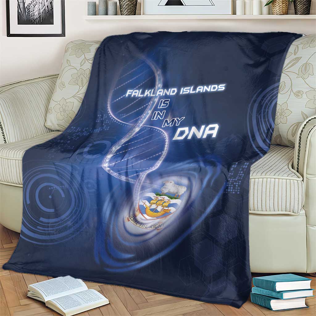 Falkland Islands Is In My DNA Blanket - Wonder Print Shop
