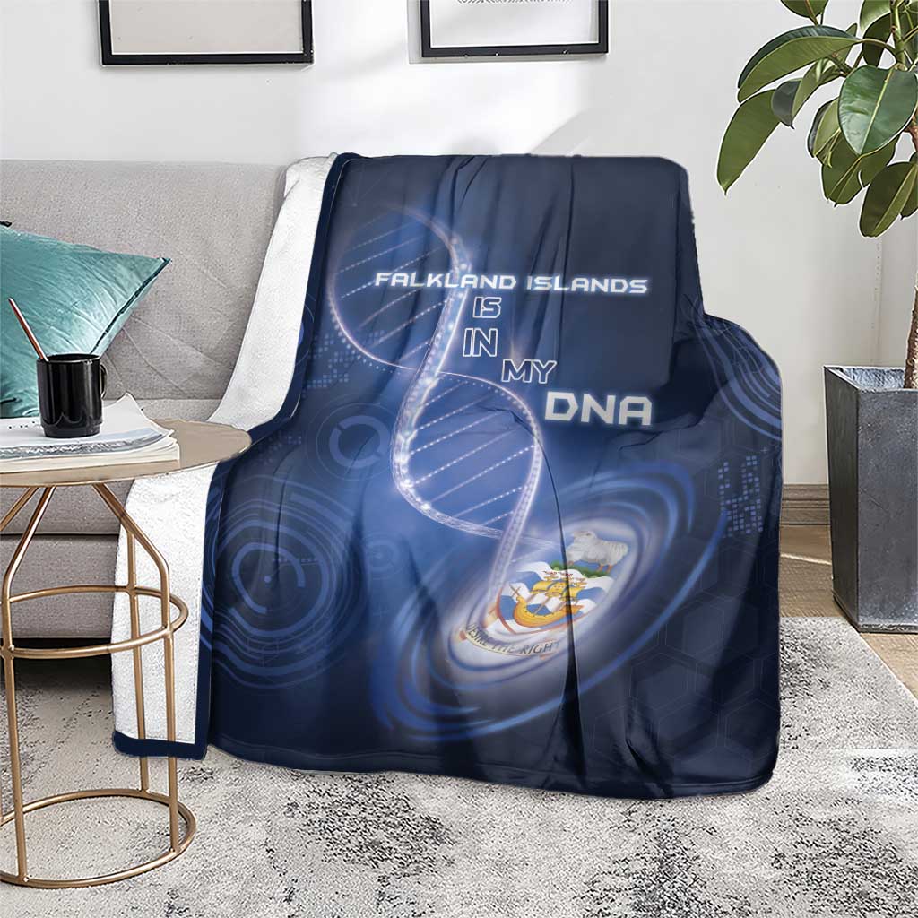 Falkland Islands Is In My DNA Blanket - Wonder Print Shop