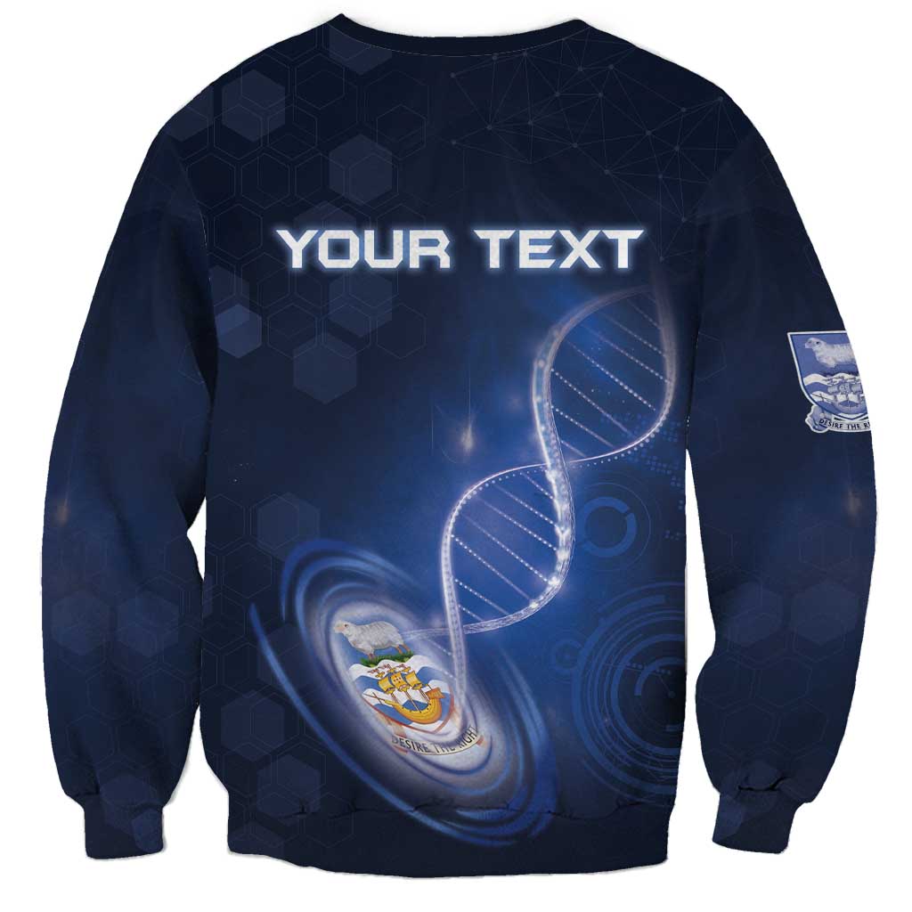 Personalized Falkland Islands Is In My DNA Sweatshirt - Wonder Print Shop