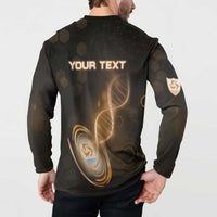 Personalized Anguilla Is In My DNA Button Sweatshirt - Wonder Print Shop
