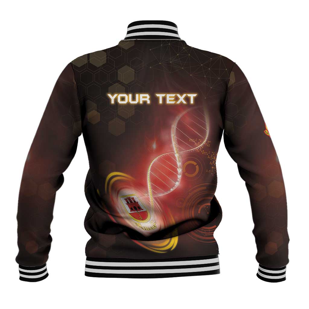 Personalized Gibraltar Is In My DNA Baseball Jacket - Wonder Print Shop