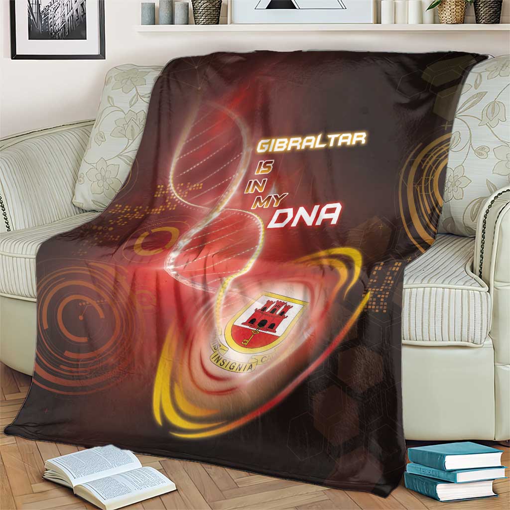 Gibraltar Is In My DNA Blanket - Wonder Print Shop