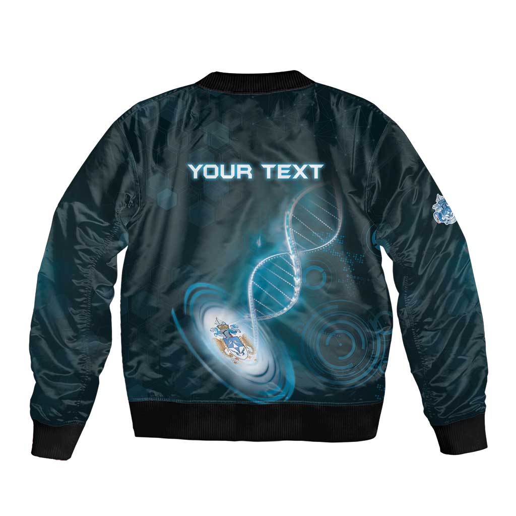 Personalized Tristan Da Cunha Is In My DNA Bomber Jacket - Wonder Print Shop