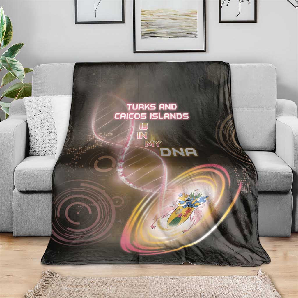 Turks And Caicos Islands Is In My DNA Blanket - Wonder Print Shop