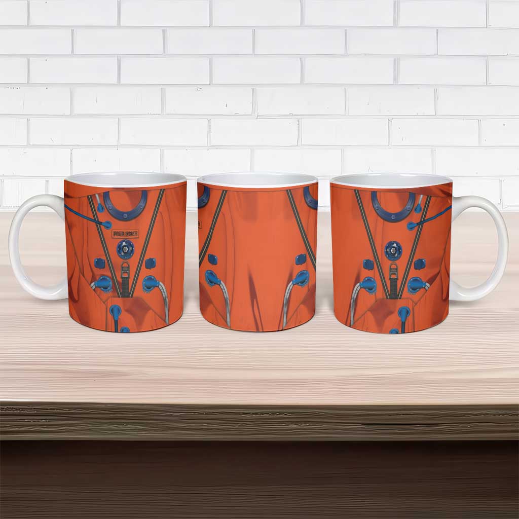 Personalized Astronaut Ceramic Mug Space Diving Suit India - Wonder Print Shop