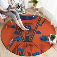 Personalized Astronaut Round Carpet Space Diving Suit India - Wonder Print Shop
