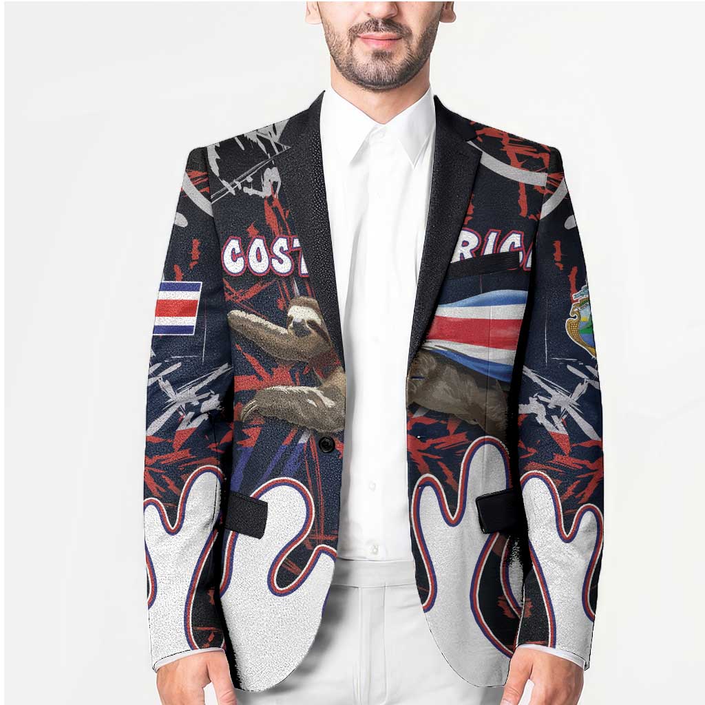 Personalized Costa Rica Blazer Flying Sloth - Wonder Print Shop