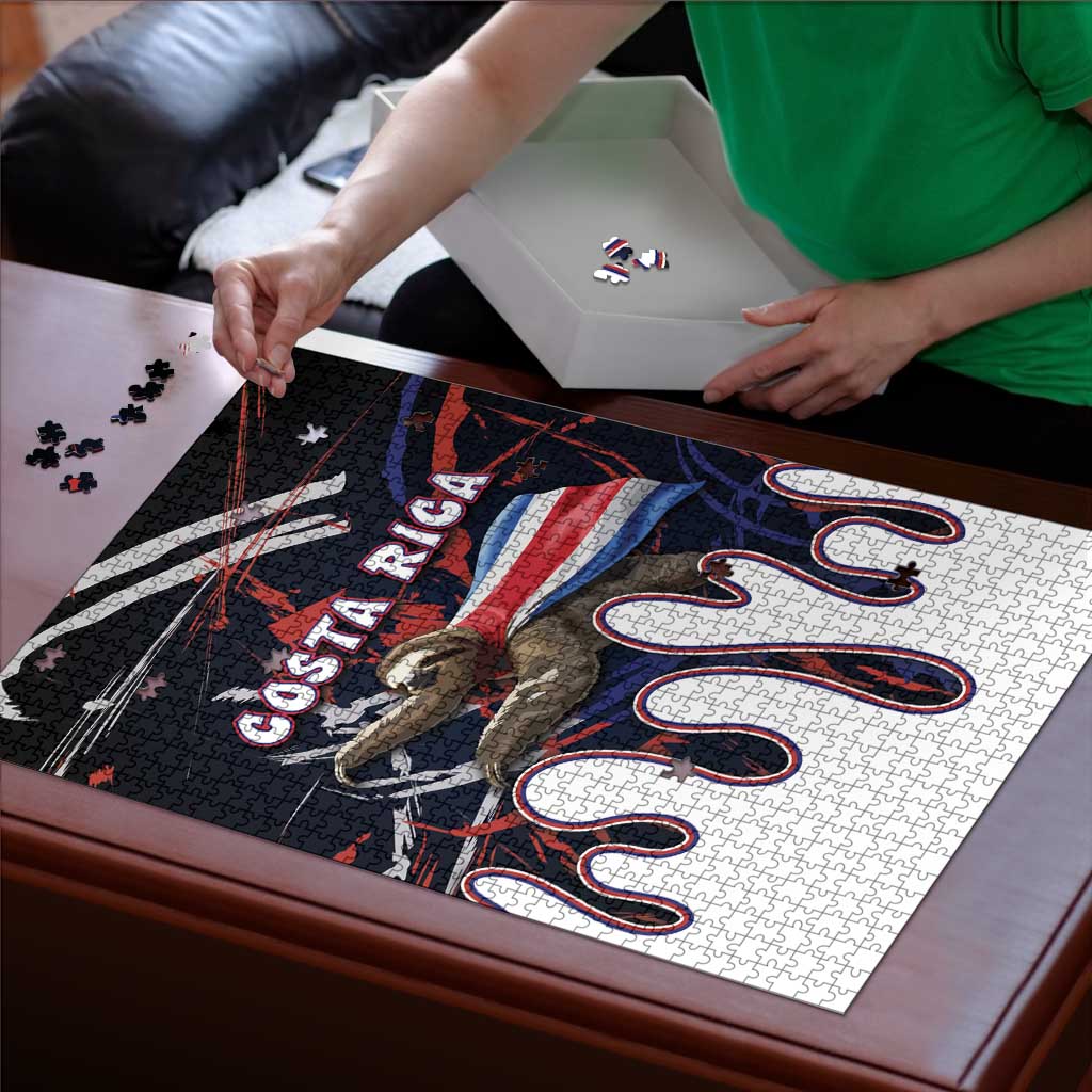 Costa Rica Puzzle Flying Sloth - Wonder Print Shop