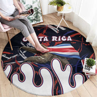 Costa Rica Round Carpet Flying Sloth - Wonder Print Shop