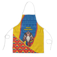 Ecuador Christmas Apron Cute Andean Condor Golden Bauble Snowflake