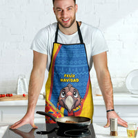 Ecuador Christmas Apron Cute Andean Condor Golden Bauble Snowflake