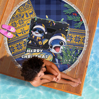 Barbados Christmas Beach Blanket Funny Flying Fish Road Trip Selfie