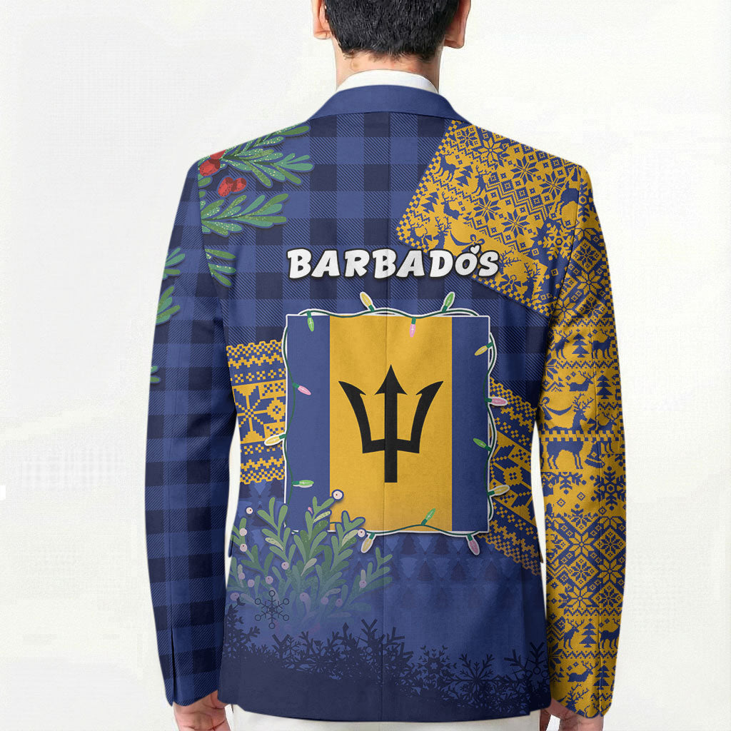 Barbados Christmas Blazer Funny Flying Fish Road Trip Selfie