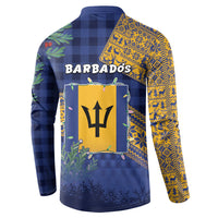 Barbados Christmas Button Sweatshirt Funny Flying Fish Road Trip Selfie