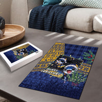 Barbados Christmas Puzzle Funny Flying Fish Road Trip Selfie