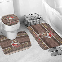 Donkey Christmas Bathroom Set Merry Kiss My Ass - Wonder Print Shop