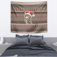 Donkey Christmas Tapestry Merry Kiss My Ass - Wonder Print Shop