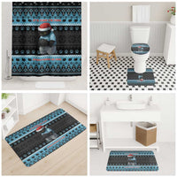 Cat Christmas Bathroom Set It’s Fine I’m Fine Everything Is Fine - Wonder Print Shop