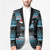 Cat Christmas Blazer It’s Fine I’m Fine Everything Is Fine - Wonder Print Shop