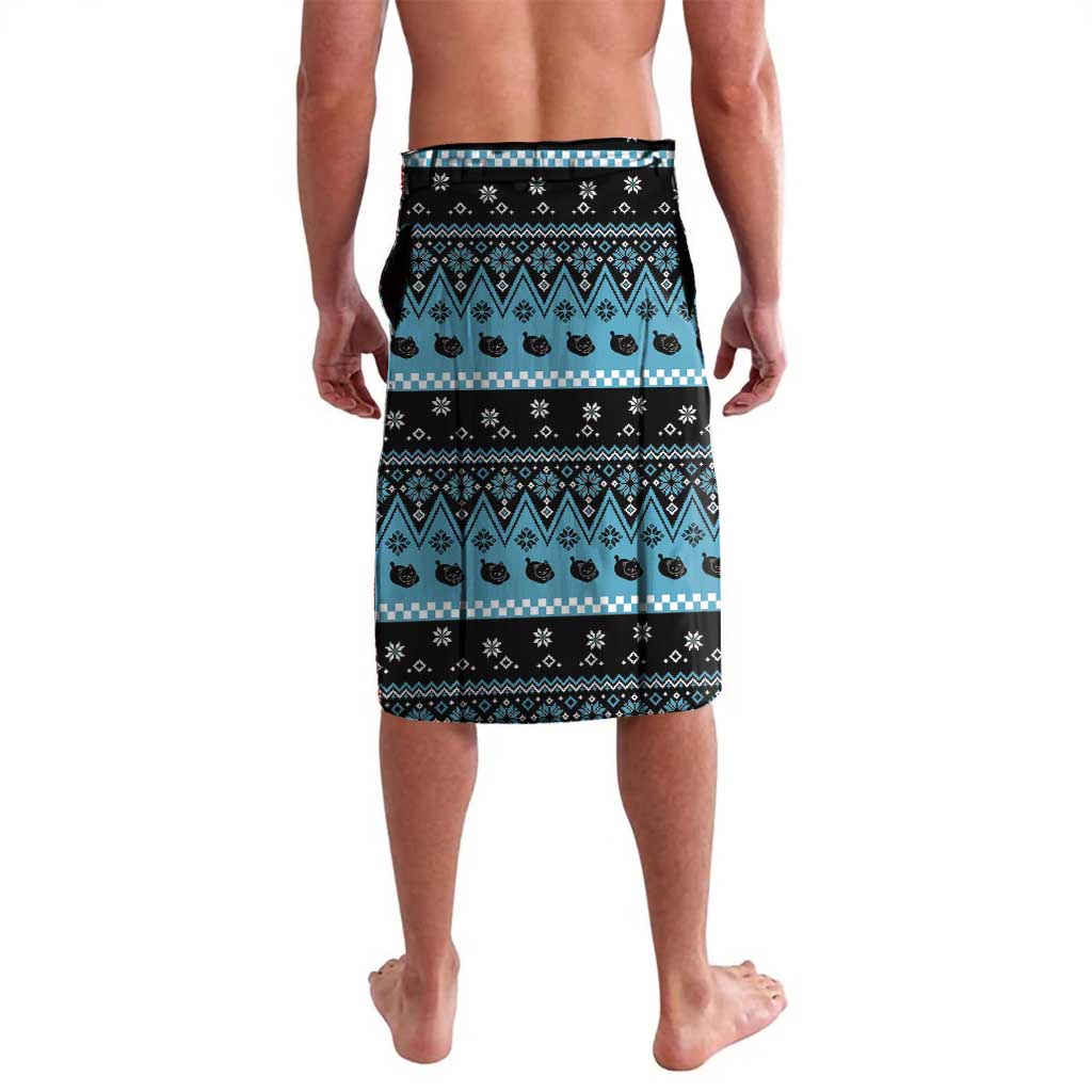 Cat Christmas Lavalava It’s Fine I’m Fine Everything Is Fine - Wonder Print Shop