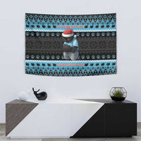Cat Christmas Tapestry It’s Fine I’m Fine Everything Is Fine - Wonder Print Shop