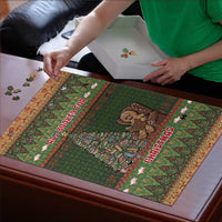 Book Lovers Christmas Puzzle Gingerbread With Xmas Book Tree - Wonder Print Shop