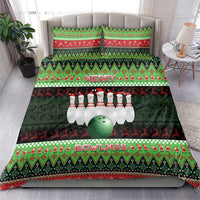 Bowling Christmas Bedding Set Merry Bowlmas - Wonder Print Shop