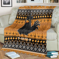 Chicken Christmas Blanket F Caw F - Wonder Print Shop