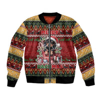Dachshund Christmas Bomber Jacket Merry Dachmas - Wonder Print Shop