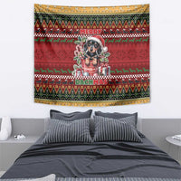 Dachshund Christmas Tapestry Merry Dachmas - Wonder Print Shop