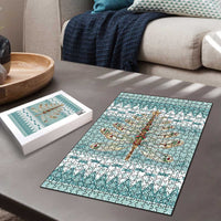 Dragonfly Christmas Puzzle Frosty Minty Xmas Tree - Wonder Print Shop