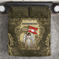 Austria-Hungary Bedding Set Angel Holding A Flag Vintage Style - Wonder Print Shop
