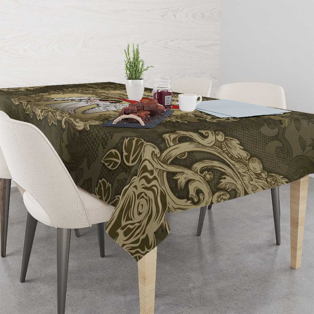 Austria-Hungary Tablecloth Angel Holding A Flag Vintage Style - Wonder Print Shop