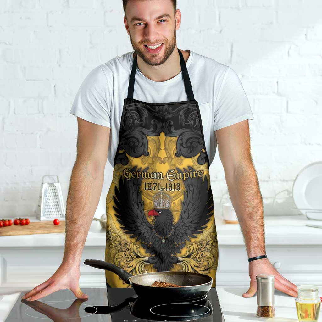 German Empire Apron Imperial Black Eagle With Baroque Patterns - Wonder Print Shop