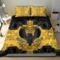 German Empire Bedding Set Imperial Black Eagle With Baroque Patterns - Wonder Print Shop