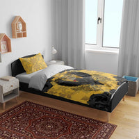 German Empire Bedding Set Imperial Black Eagle With Baroque Patterns - Wonder Print Shop