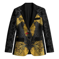 Personalized German Empire Blazer Imperial Black Eagle With Baroque Patterns - Wonder Print Shop