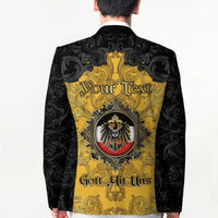 Personalized German Empire Blazer Imperial Black Eagle With Baroque Patterns - Wonder Print Shop