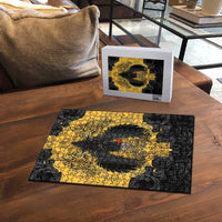 German Empire Puzzle Imperial Black Eagle With Baroque Patterns - Wonder Print Shop