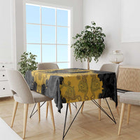 German Empire Tablecloth Imperial Black Eagle With Baroque Patterns - Wonder Print Shop