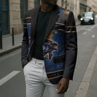Egypt Eye Of Ra Blazer Galaxy Zodiac Universe