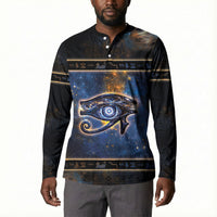 Egypt Eye Of Ra Button Sweatshirt Galaxy Zodiac Universe