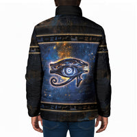 Egypt Eye Of Ra Padded Jacket Galaxy Zodiac Universe