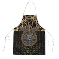 Egypt Eye of Horus Apron Hieroglyphics Patterns Retro Style